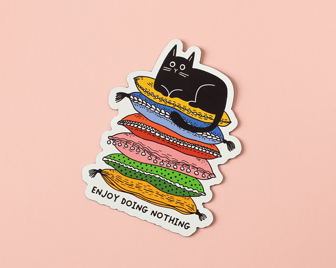 Lazy Cat Sticker