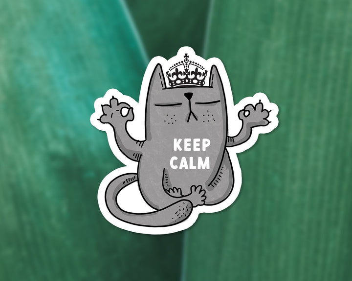 Keep Calm Cat Magnet