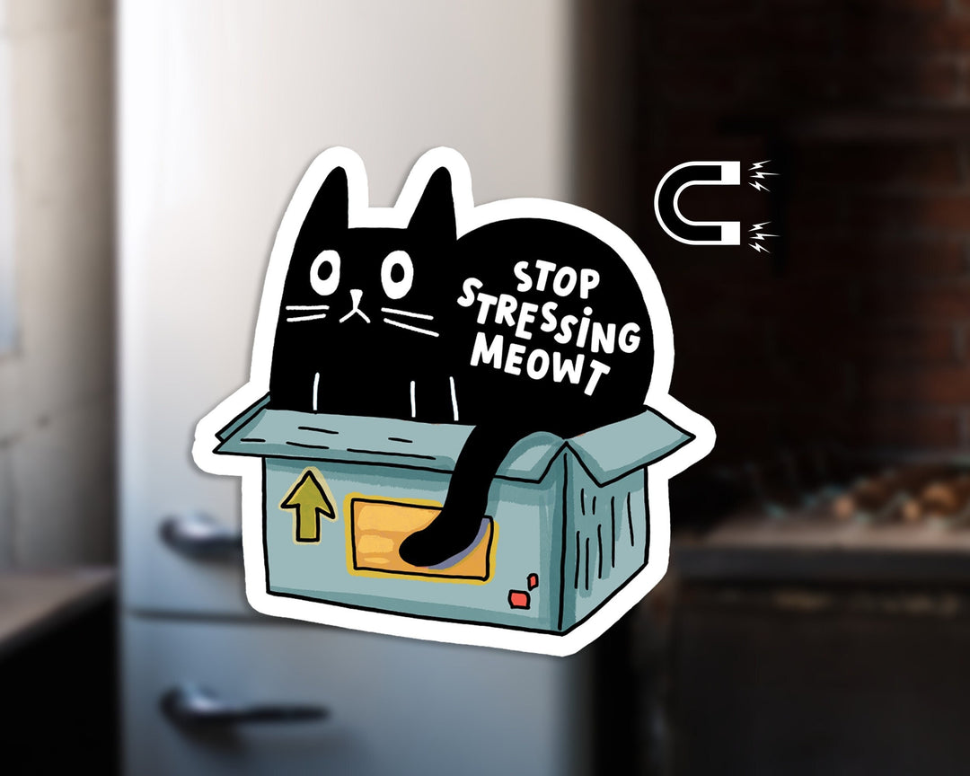 Funny Cat Magnet