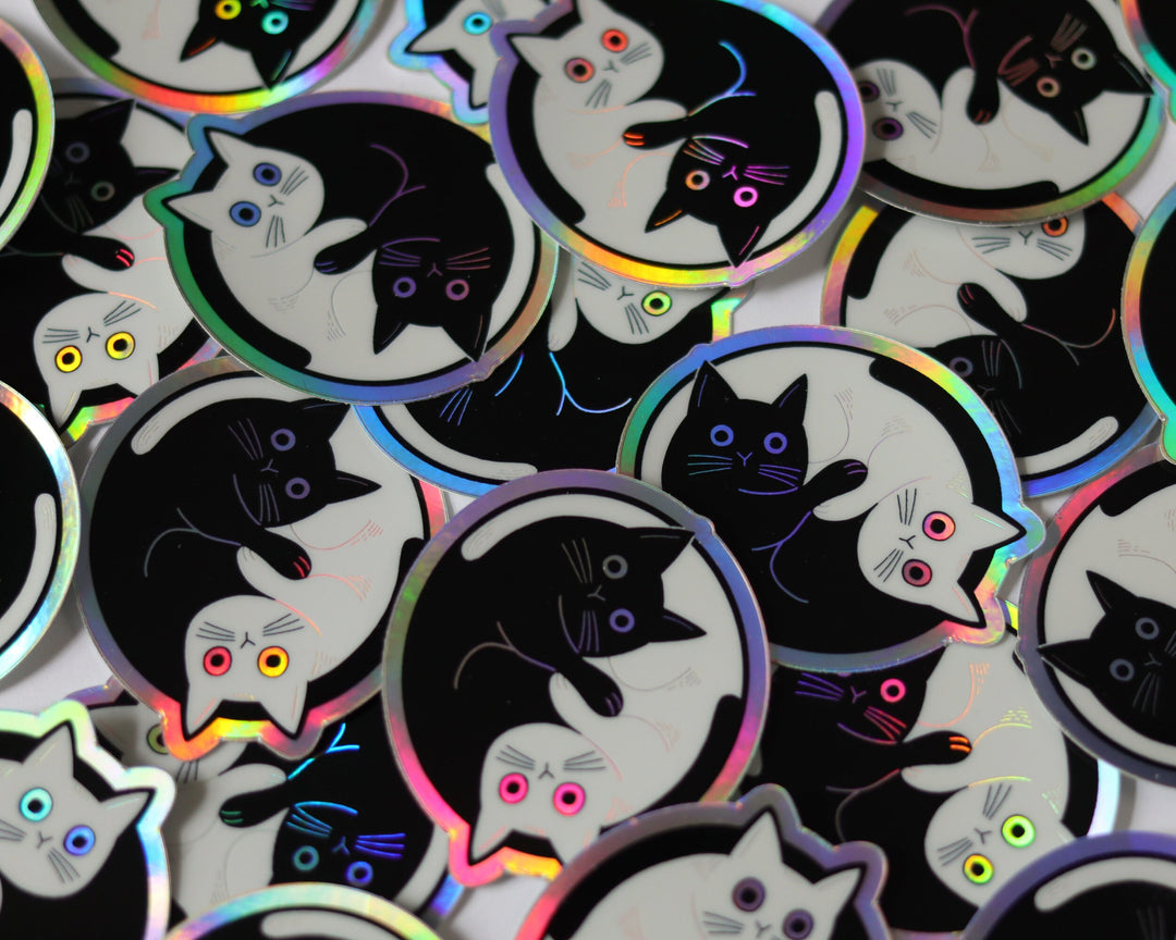 Cat Holographic Sticker Bundle