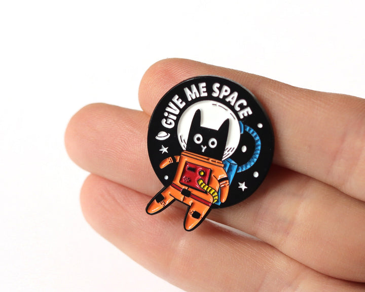 Astronaut Cat Enamel Pin