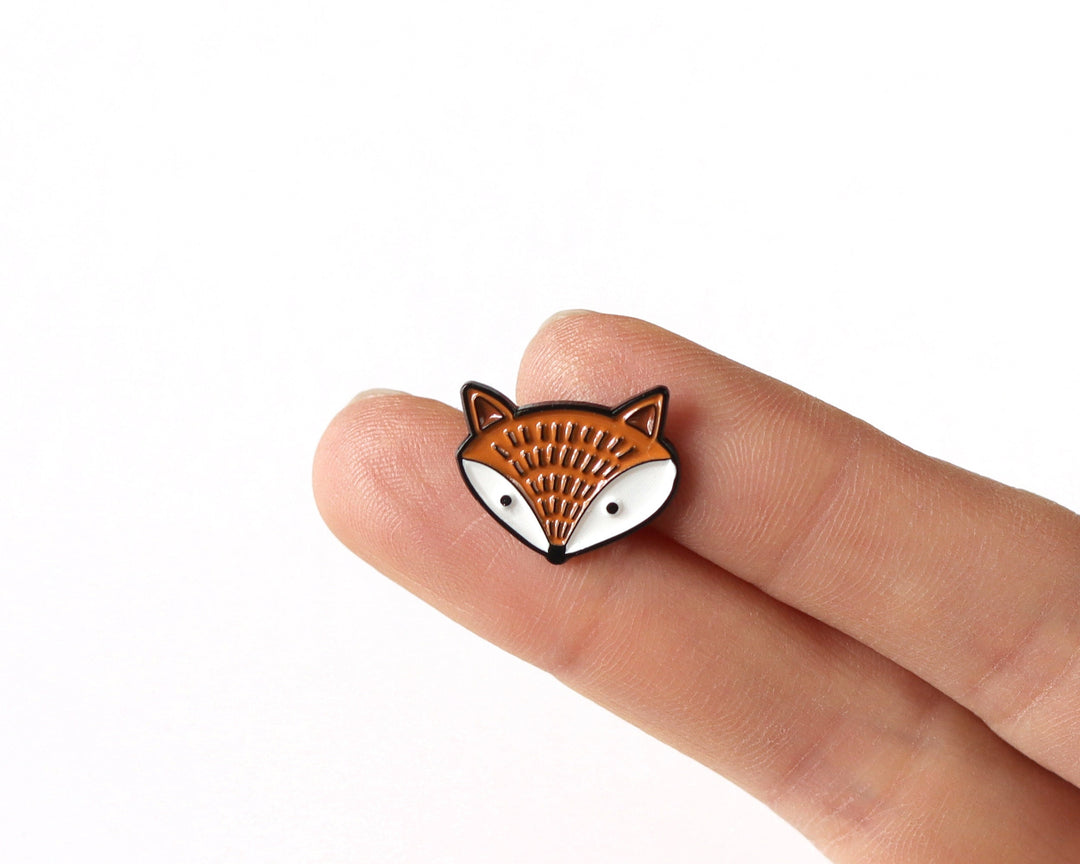 Cute Fox Enamel Pin