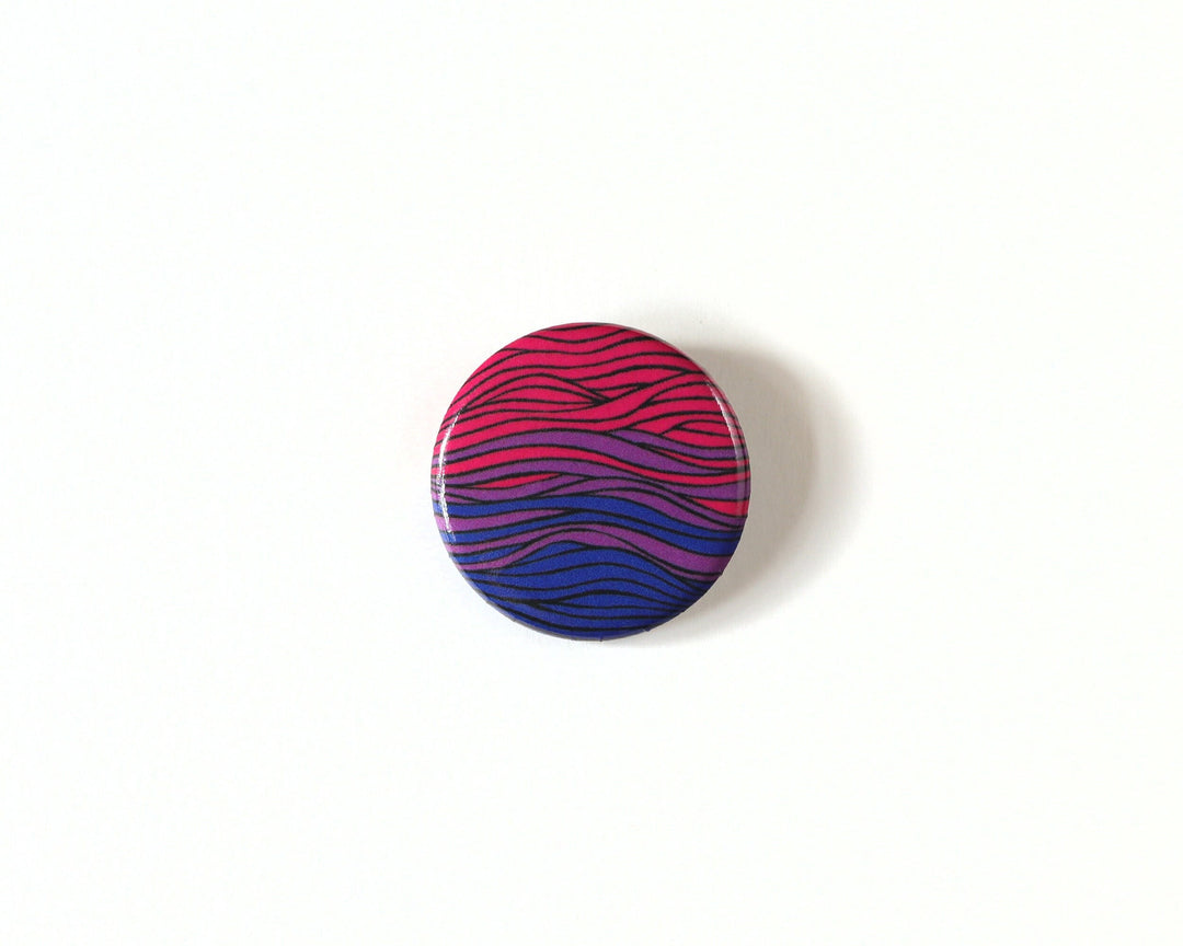 Subtle Bisexual Pride Button Pin