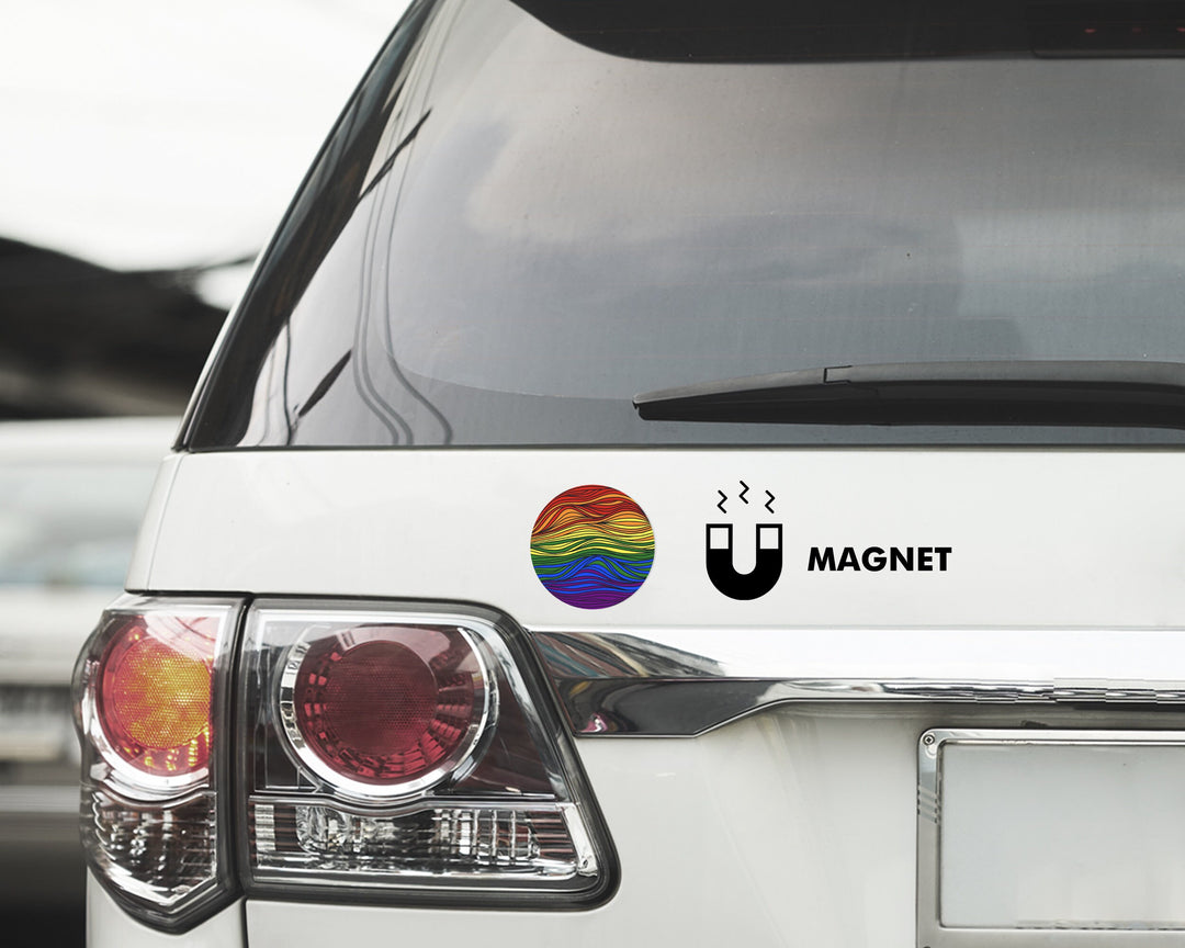 Gay Pride Flag Magnet
