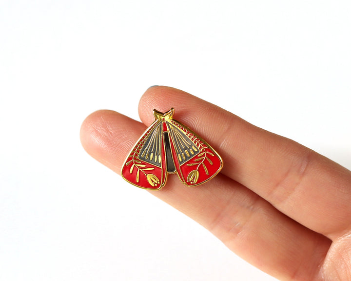 Cute Moth Enamel Pin