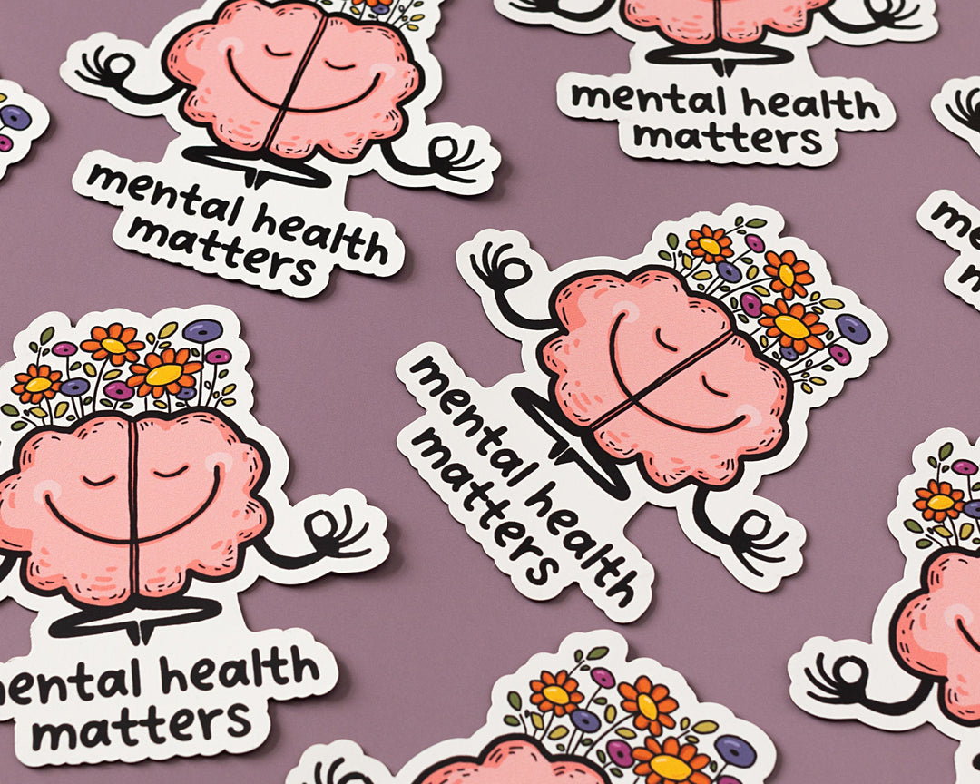 Mental Health Matters vinyl sticker