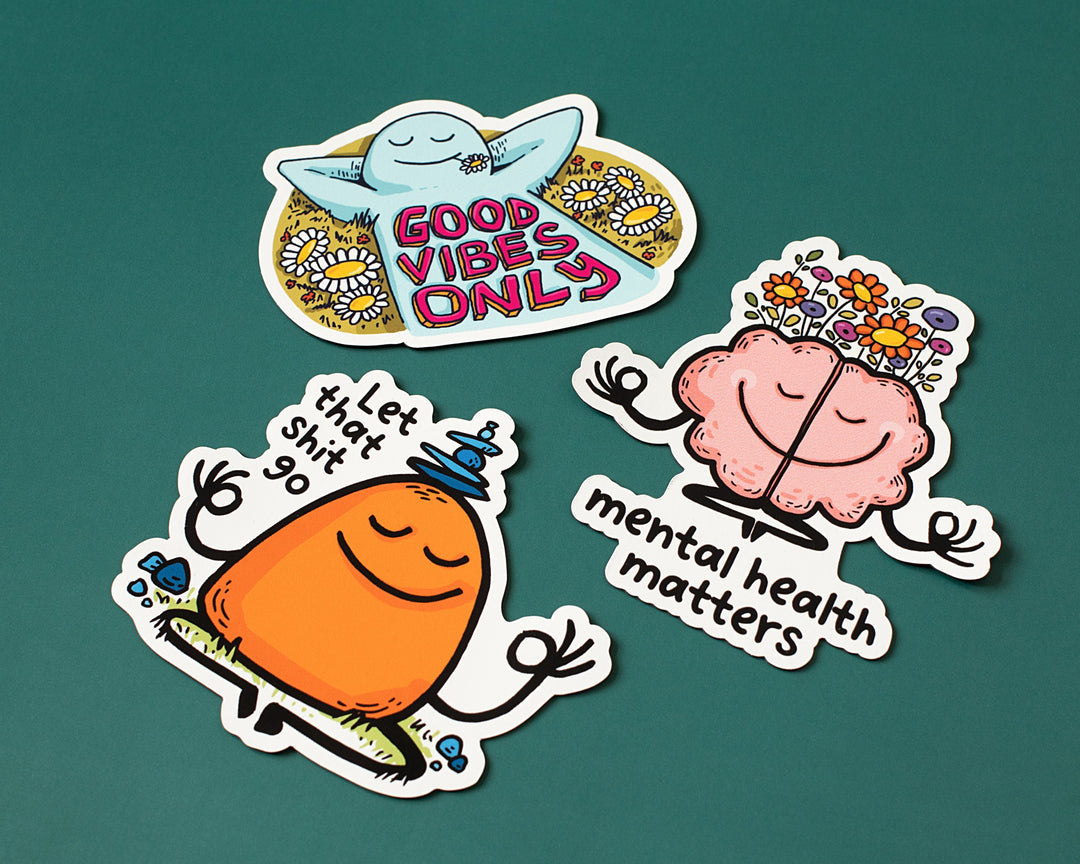 Cute Positive Sticker Set