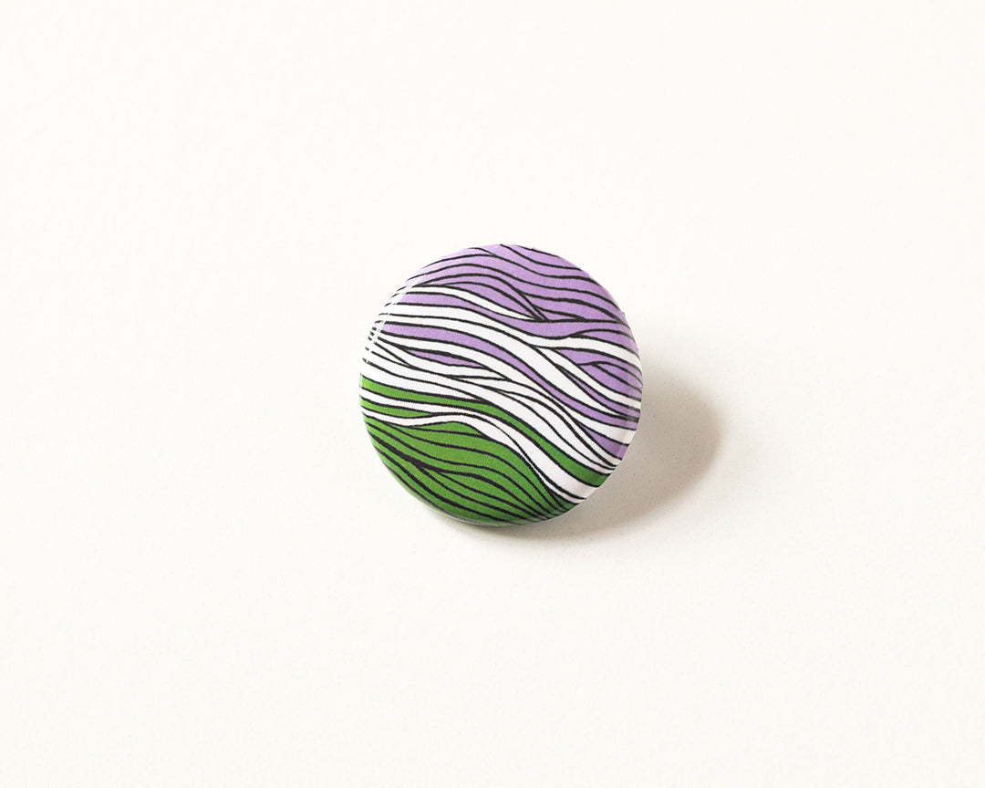 Genderqueer Pride Button Pin