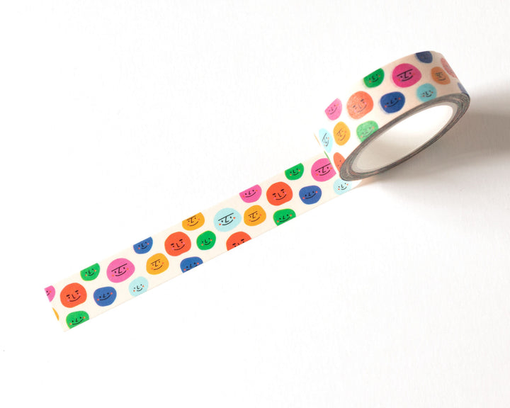 Faces Washi Tape - 15mm