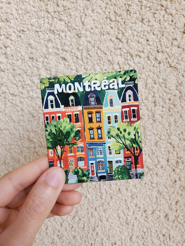 Montreal Row Houses Magnet