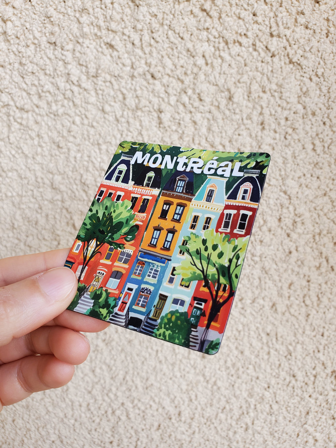 Montreal Row Houses Magnet