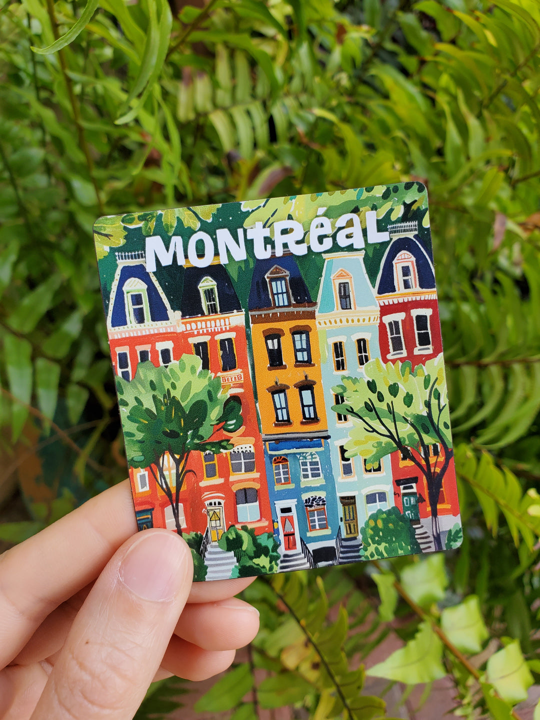 Montreal Row Houses Magnet