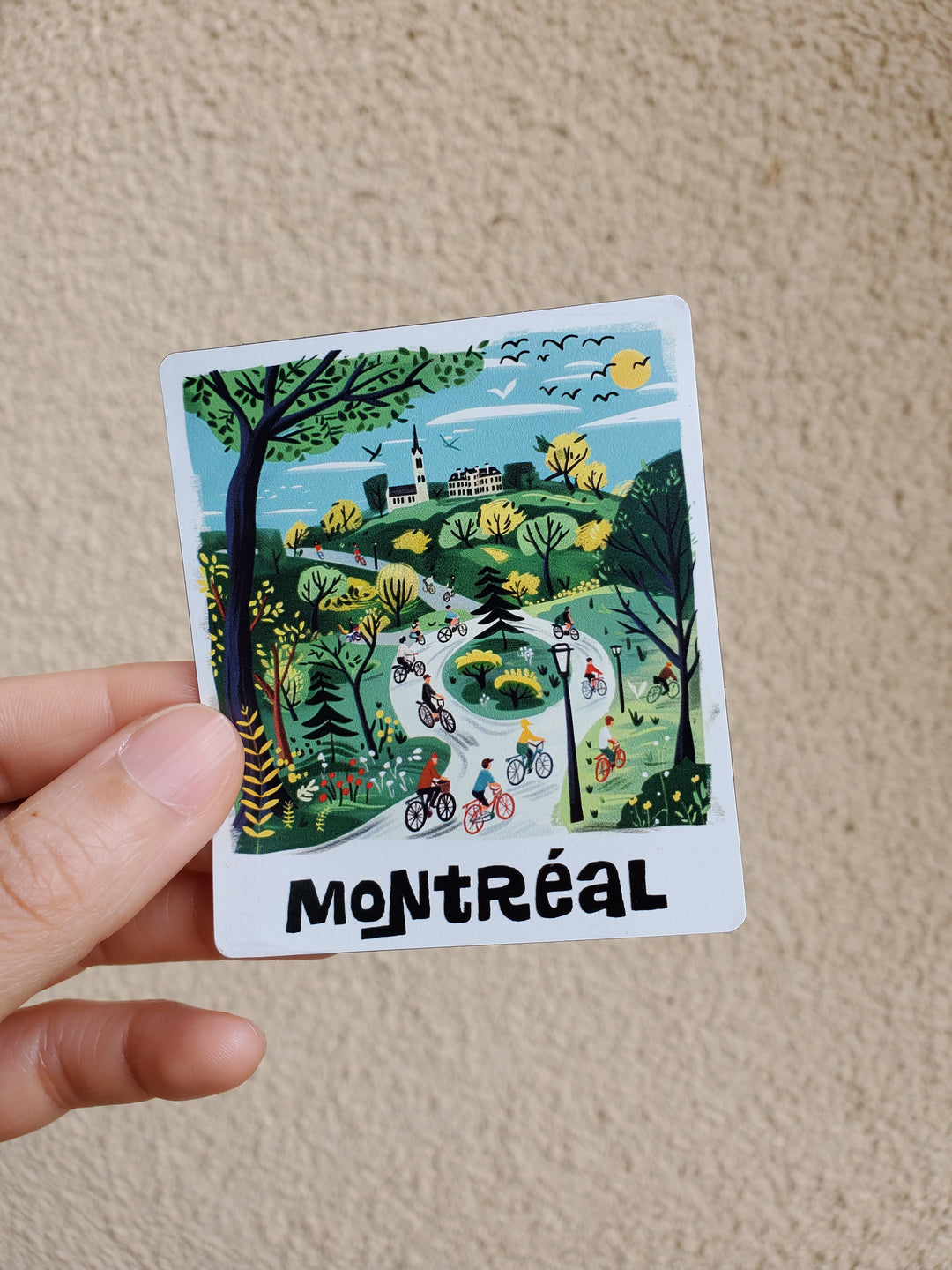 Montreal Cycling Path Sticker