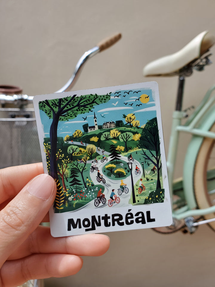 Montreal Cycling Path Magnet