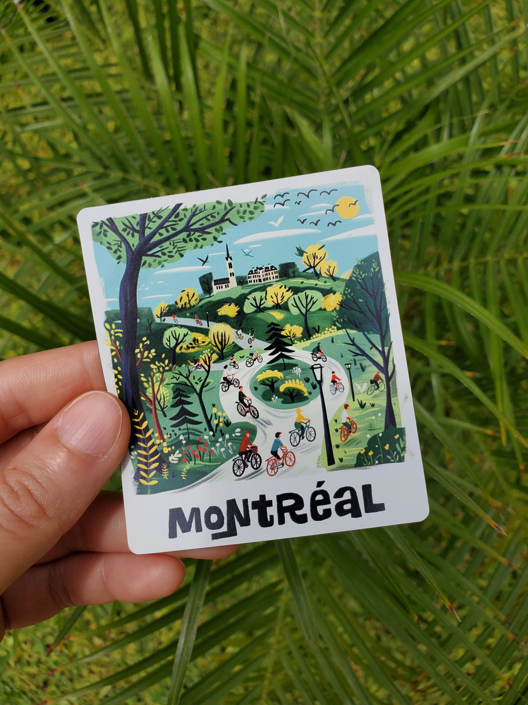 Montreal Cycling Path Sticker