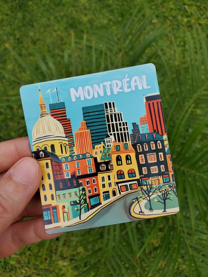 Montreal Cityscape Magnet