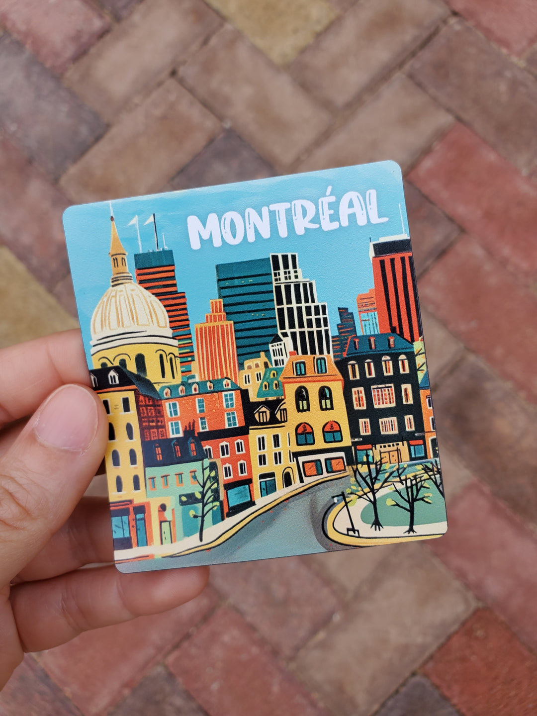 Montreal Cityscape Magnet