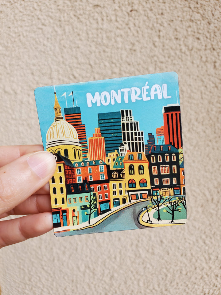 Montreal Cityscape Magnet