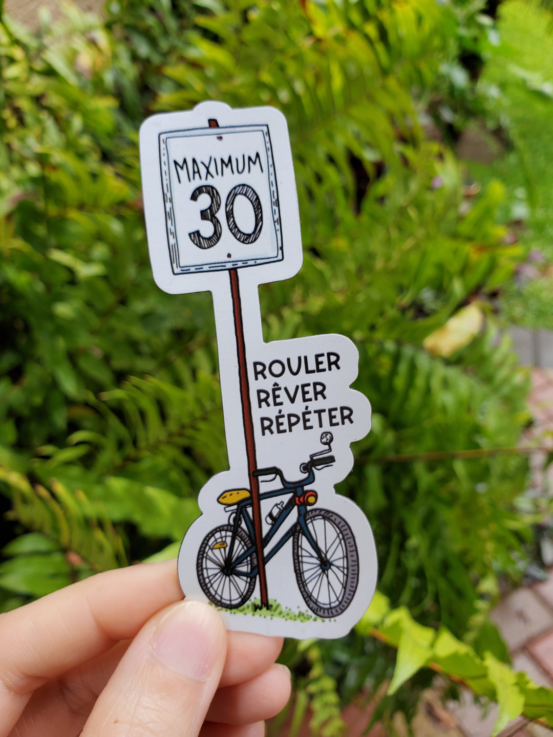 Montreal Bike Path Magnet