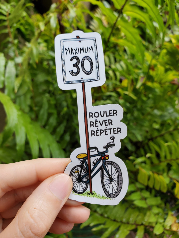 Montreal Bike Path Magnet