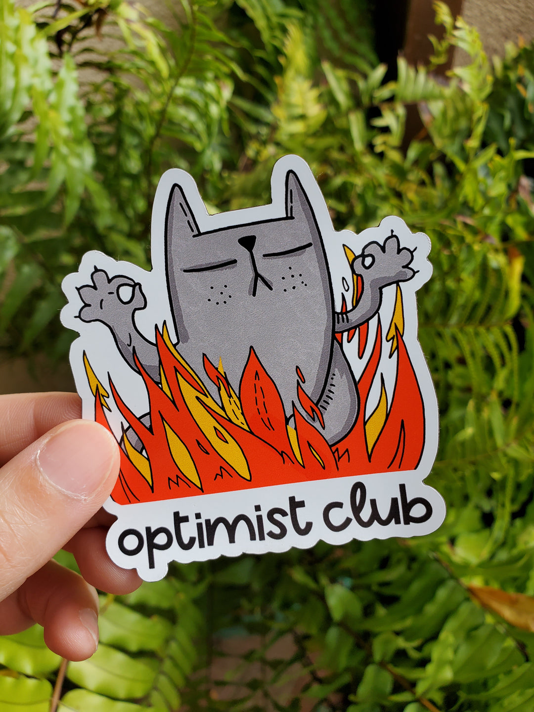 Optimist Club Cat Magnet