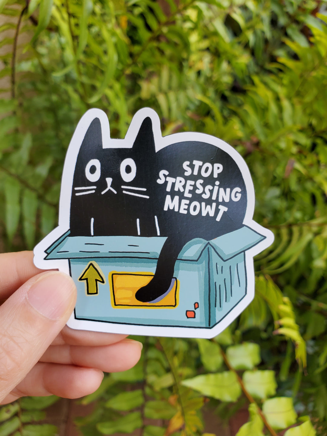 Stop Stressing Meowt Cat Magnet