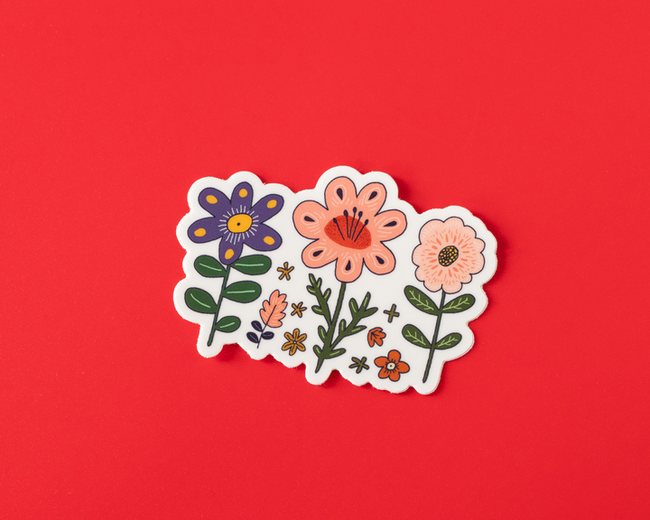 Wildflower Vinyl Sticker