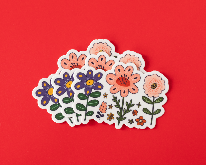 Wildflower Vinyl Sticker