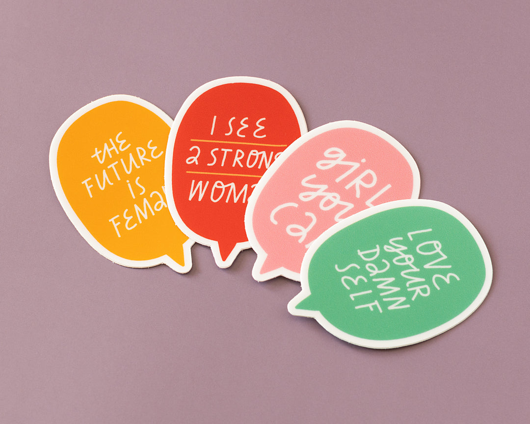 Empowering Quote Stickers