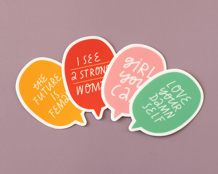 Empowering Quote Stickers