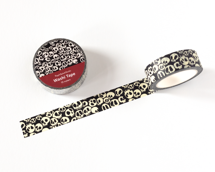 Edgy Skulls Washi Tape