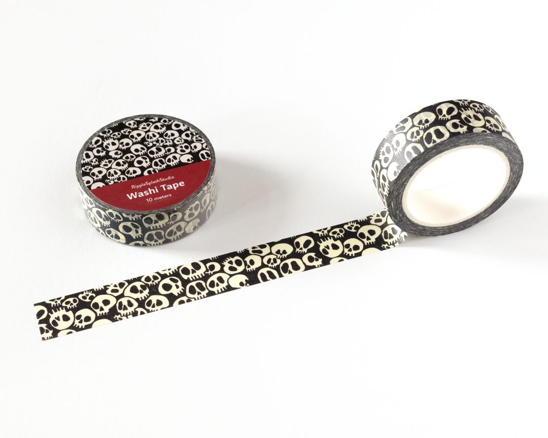 Edgy Skulls Washi Tape