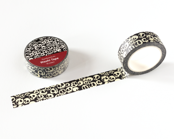 Edgy Skulls Washi Tape