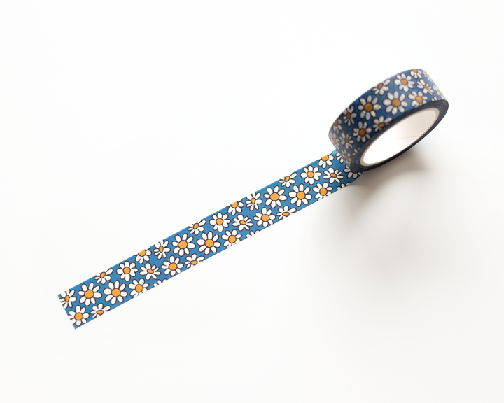 Blue Daisy Washi Tape