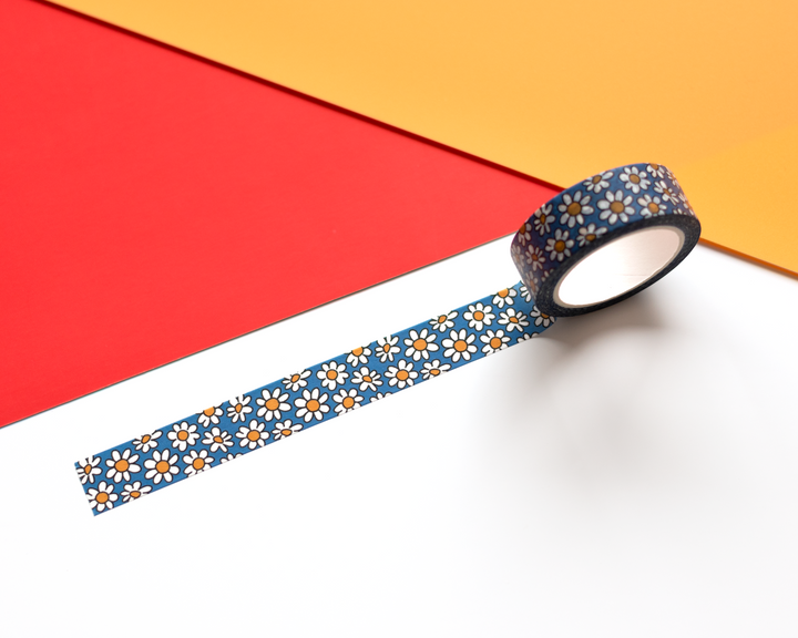 Blue Daisy Washi Tape