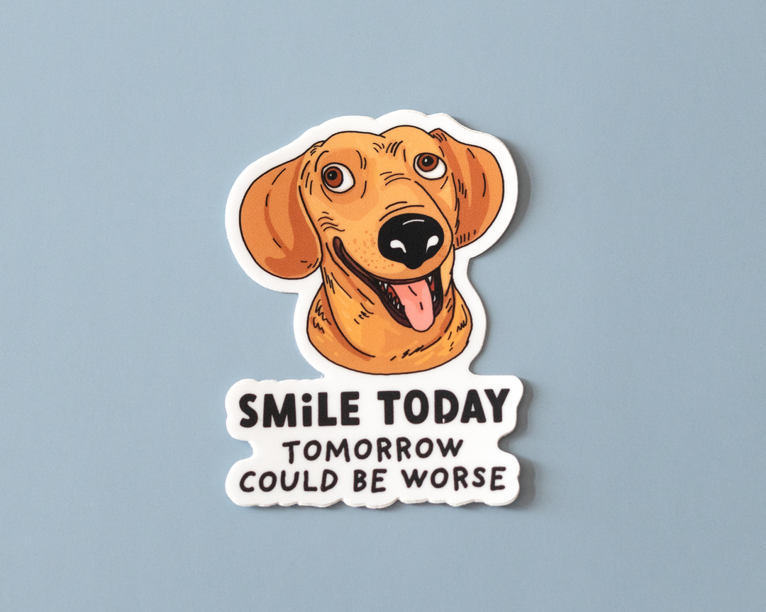 Smile Today Dog Magnet