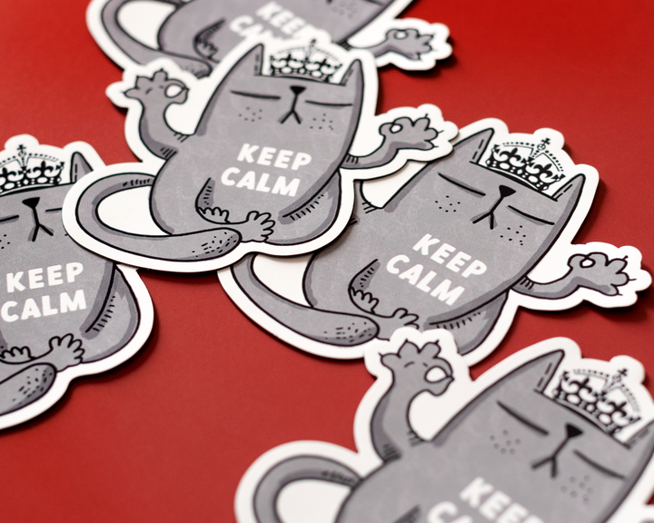 Keep Calm Cat Magnet