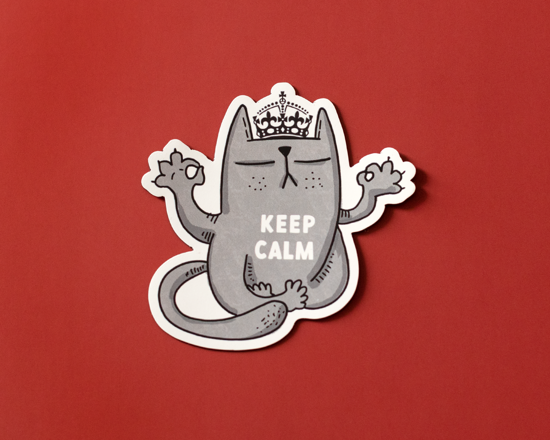 Keep Calm Cat Magnet