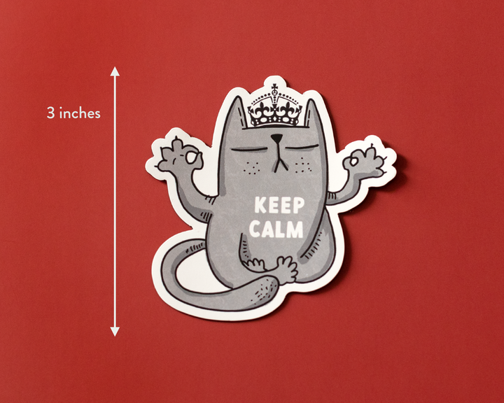 Keep Calm Vinyl Sticker