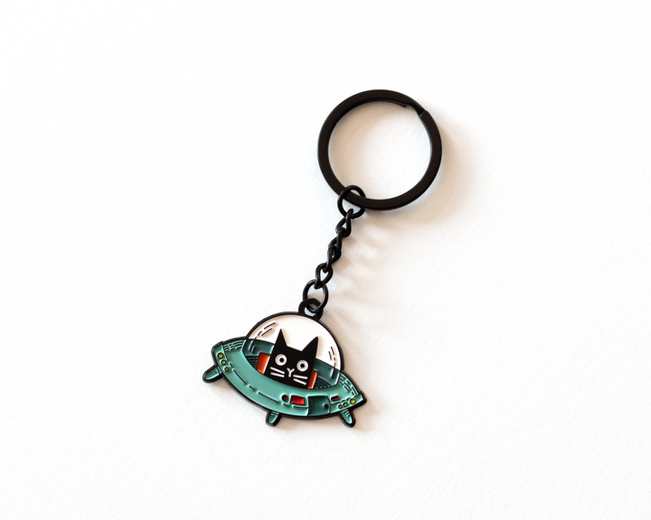 UFO Cat Keychain