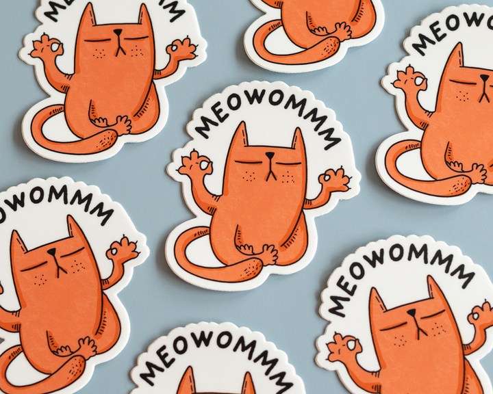 Meowommm Vinyl Sticker