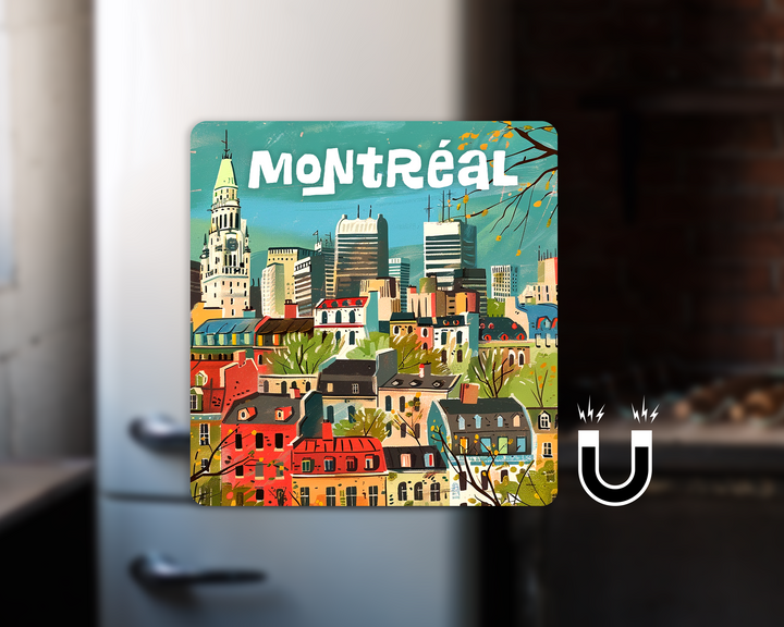 Montreal Skyline Magnet