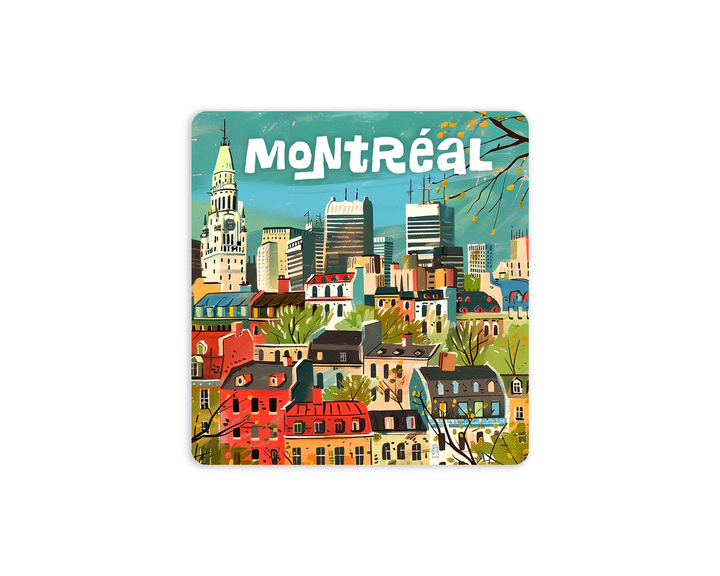 Montreal Skyline Sticker