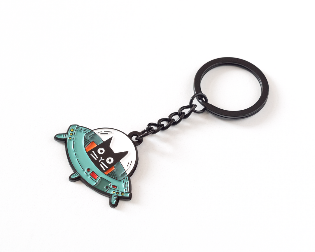 UFO Cat Keychain
