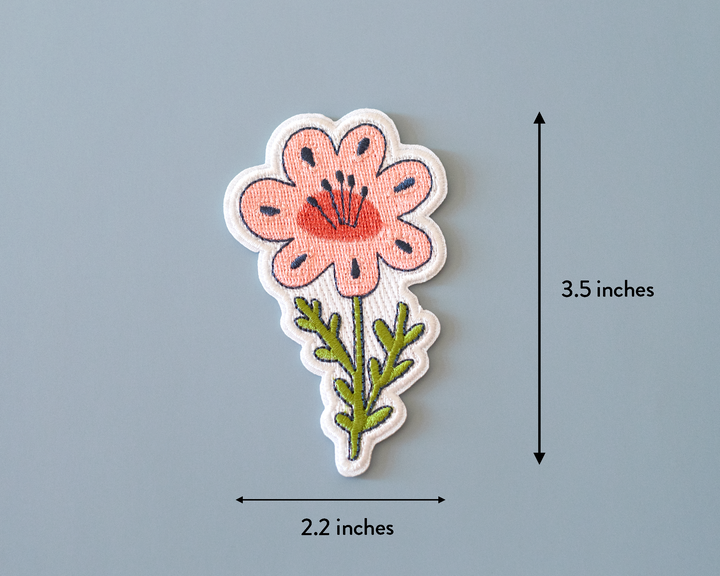 Flower Iron-On Patch