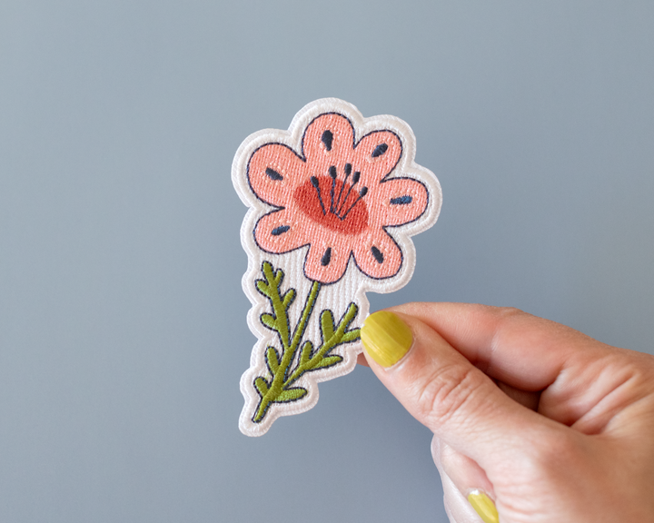 Flower Iron-On Patch