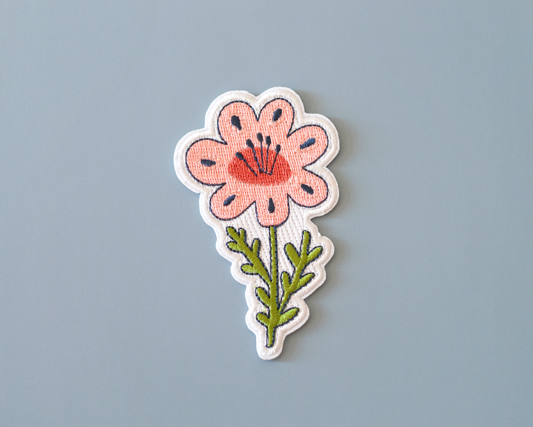 Flower Iron-On Patch