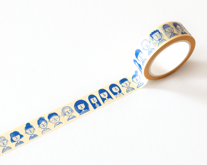 Quirky Faces Washi Tape