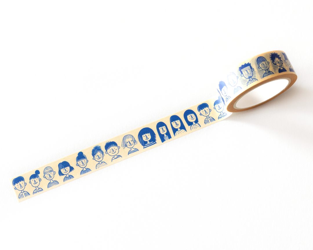 Quirky Faces Washi Tape