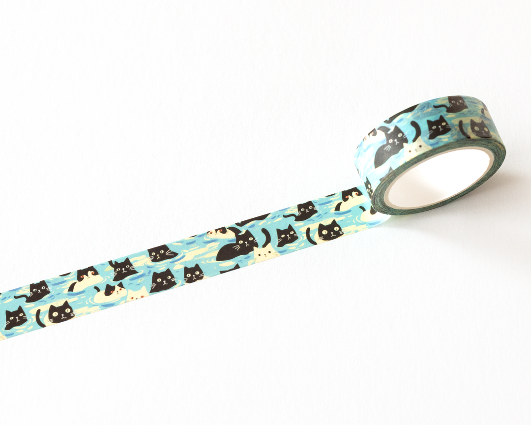 Swimming Cats Washi Tape